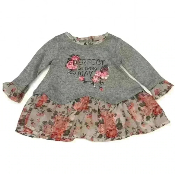 Little Lass/Old Navy Outfit - Girls size 18 mo top/12-18 pants - Picture 2 of 7